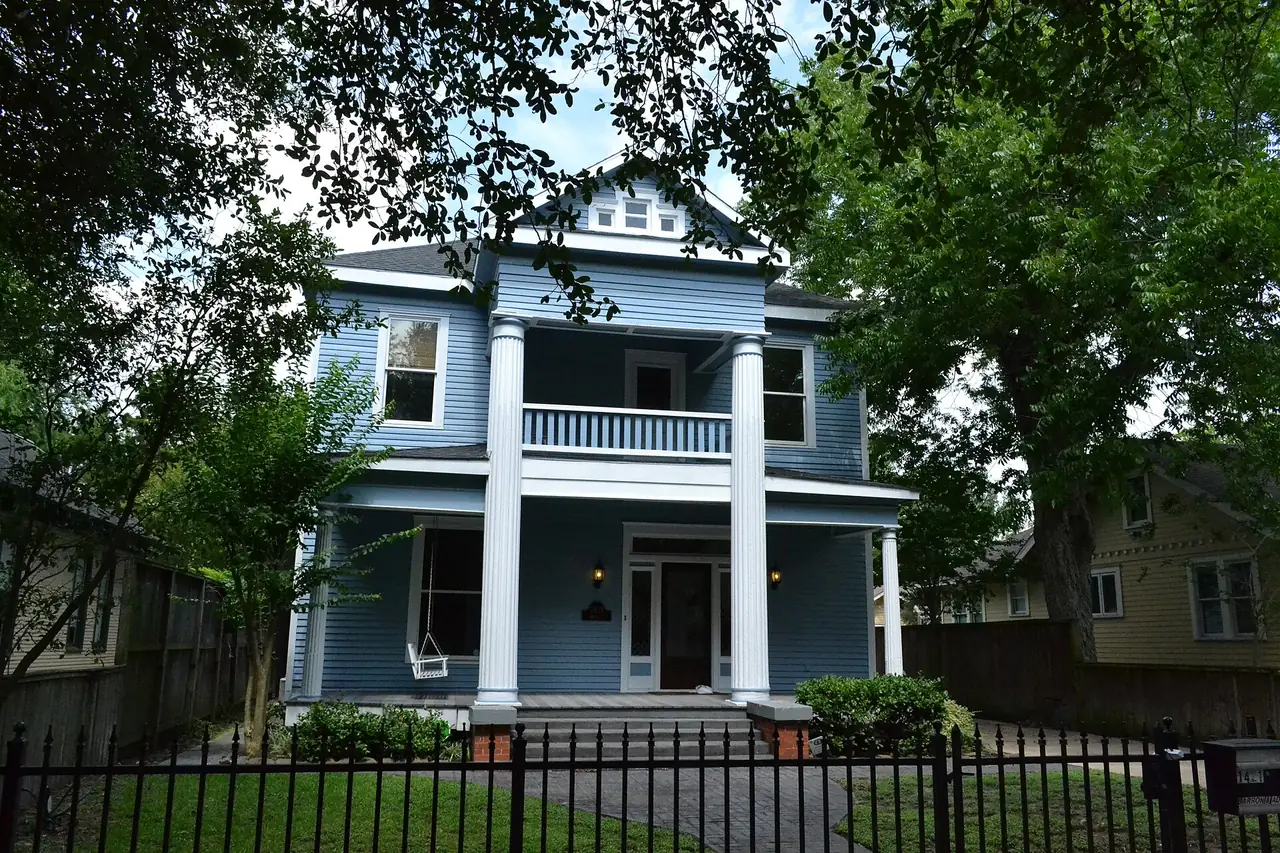 Victorian home on Heights Boulevard, Houston